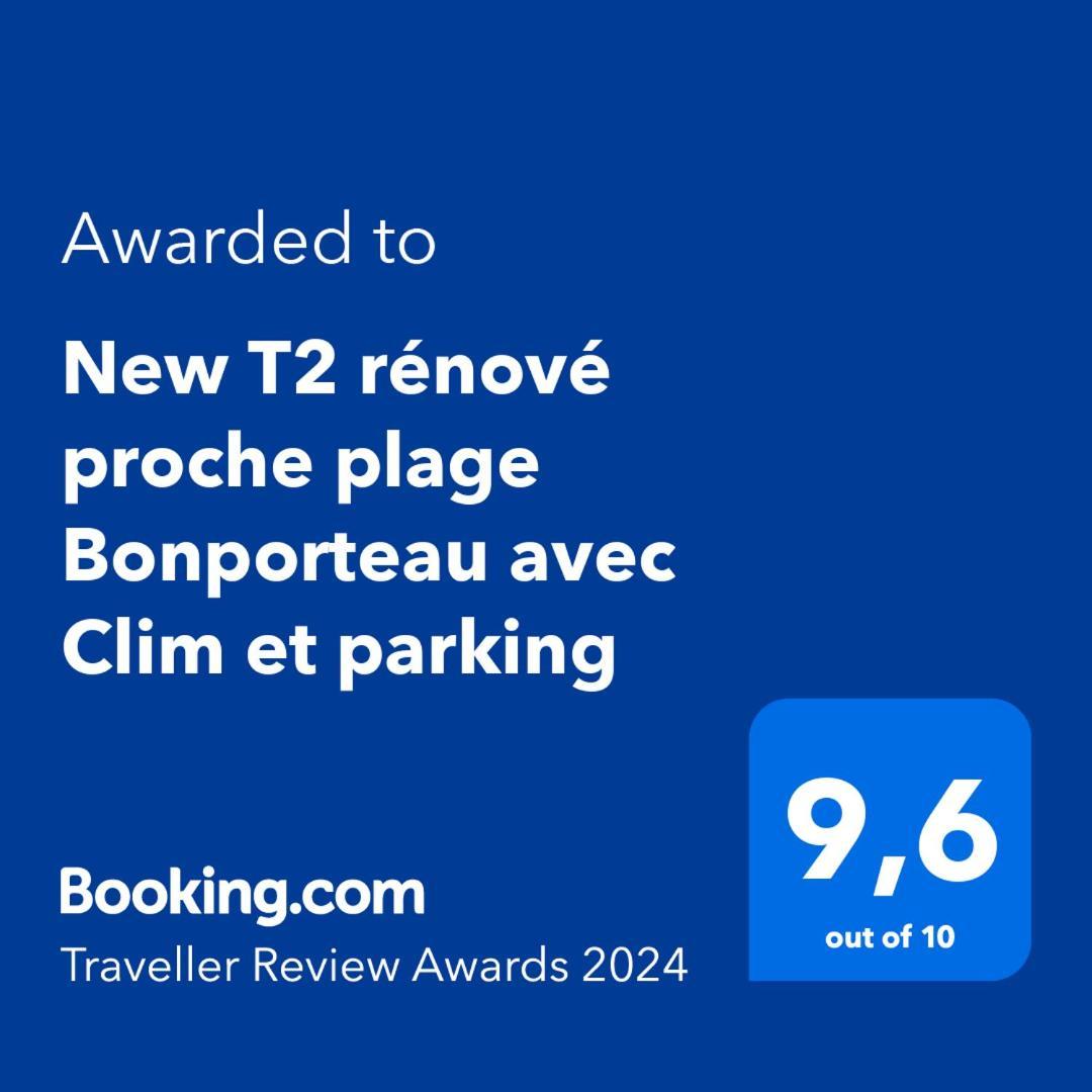 T2 Calme Proche Plage Bonporteau Avec Clim Et Parking كافالير سور مير المظهر الخارجي الصورة